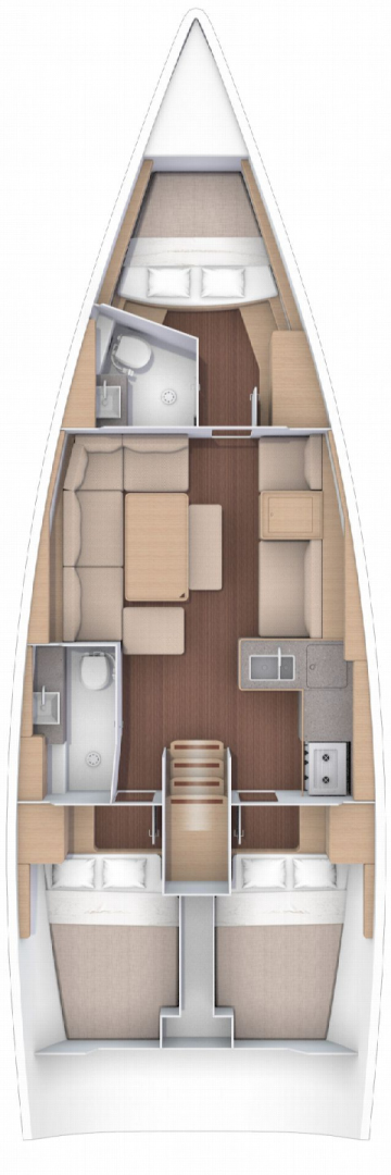 Segelboot mieten in Toulon - Dufour Dufour 412 Grand Large