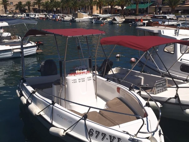 Ein fisherman bluemax 550 mieten in Vela Luka