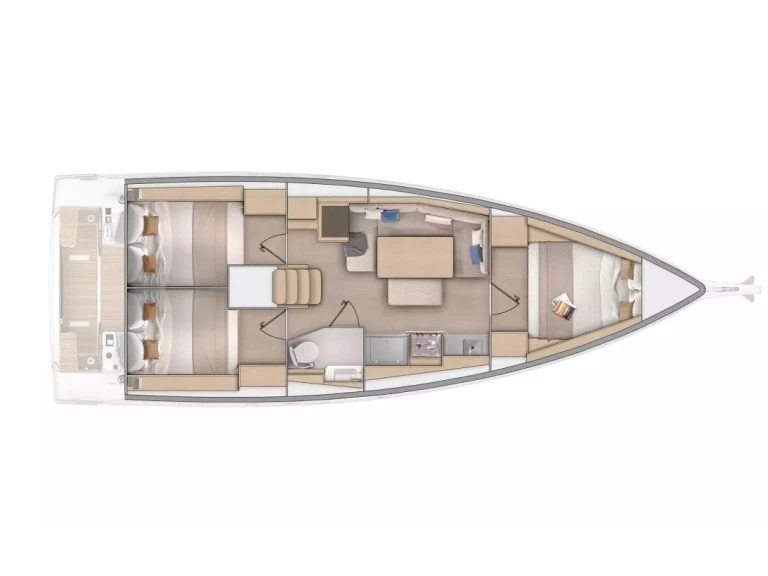 Segelboot mieten in Furnari - Bénéteau Oceanis 37.1