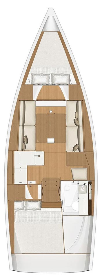 Vermietung Segelboot Dufour mit Führerschein