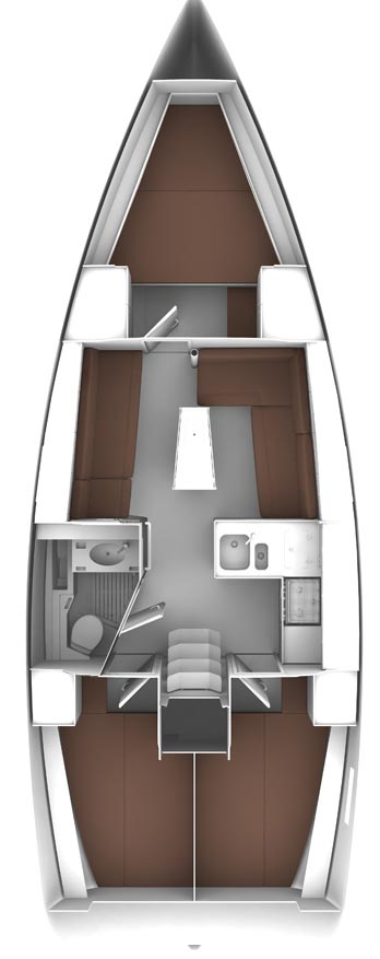 Bavaria Cruiser 37 mieten Gouviá