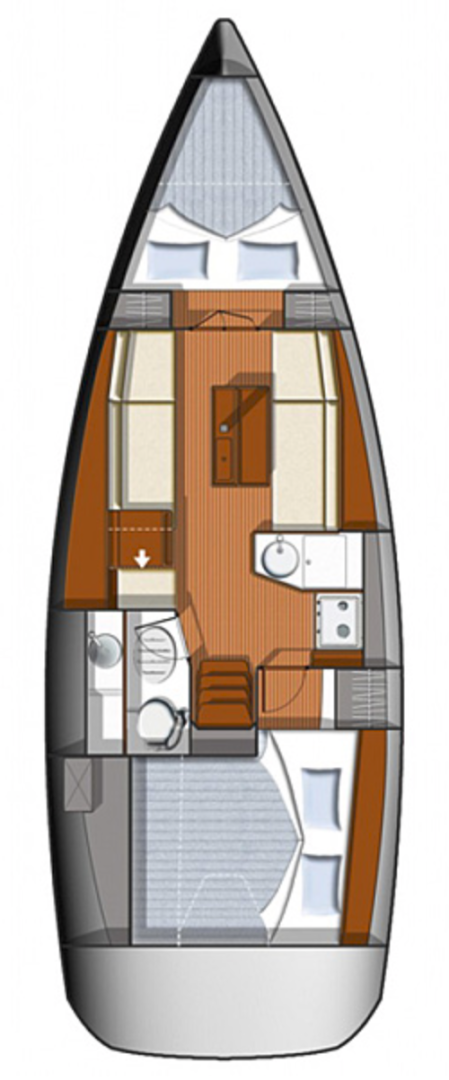 Jeanneau Sun Odyssey 33i mieten Gouviá