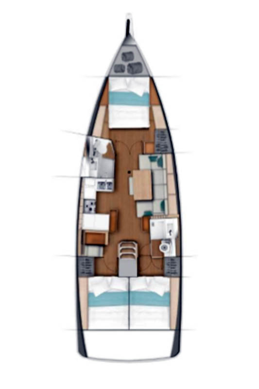 Segelboot mit oder ohne Skipper Jeanneau mieten in Komolac