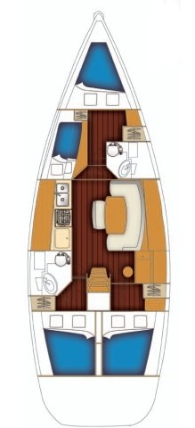 Boot mieten Trogir günstig Cyclades 43.4