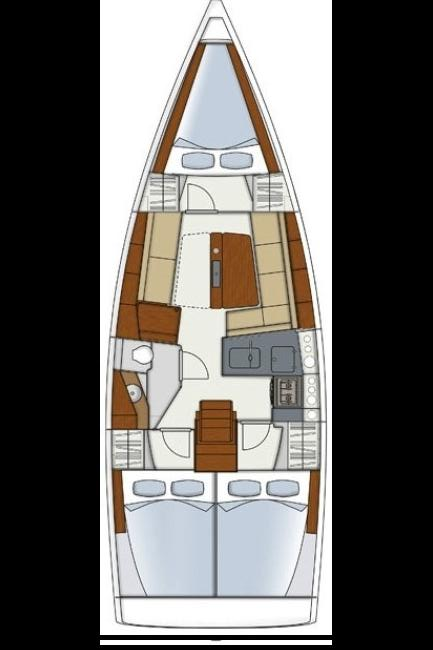Segelboot mieten in Lefkáda - Hanse Hanse 345