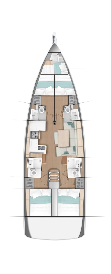 Bootsverleih Jeanneau Sun Odyssey 490 Gouviá Samboat