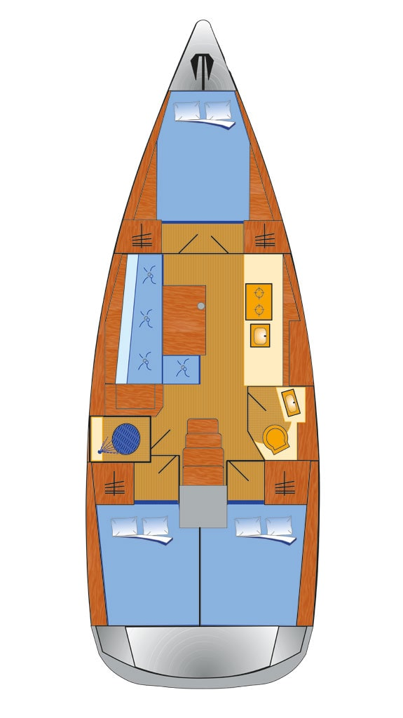 Ein Bénéteau Oceanis 38.1 mieten in Pula