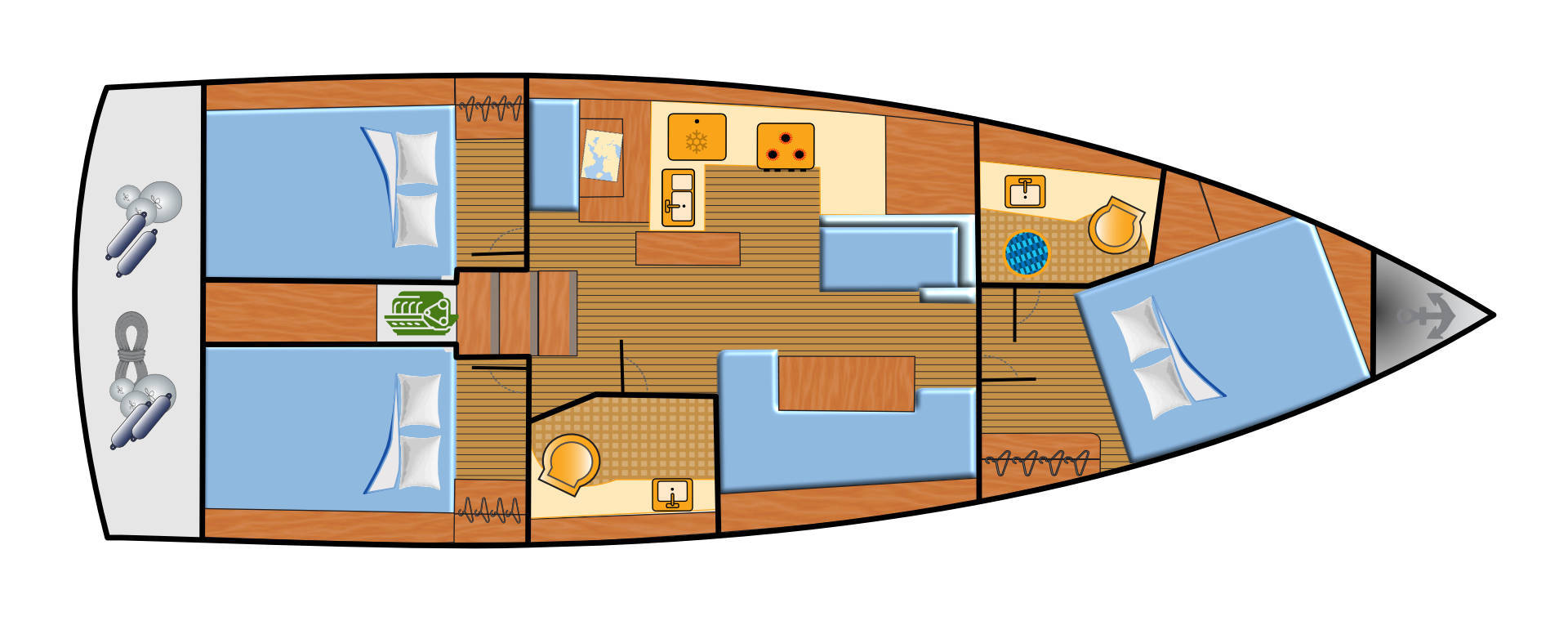 Segelboot mieten in Punat - Jeanneau Sun Odyssey 410