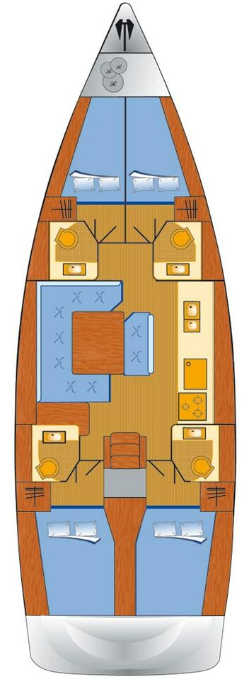 Boot mieten Rogoznica günstig Sun Odyssey 479