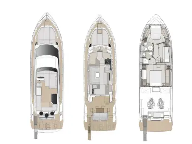 YachtCharter in Podstrana - Ferretti Ferretti Yachts 500 - 3 + 1 cab auf SamBoat