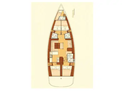YachtCharter in Lefkáda - Bénéteau Oceanis 54 auf SamBoat