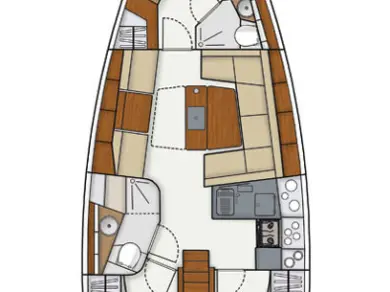 Vermietung Segelboot Hanse mit Führerschein