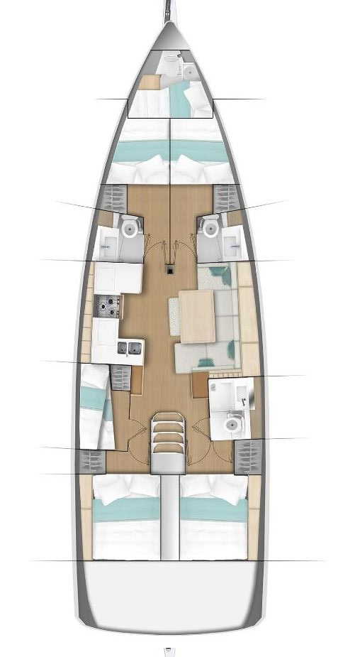 Bootsverleih Jeanneau Sun Odyssey 490 Rogač Samboat