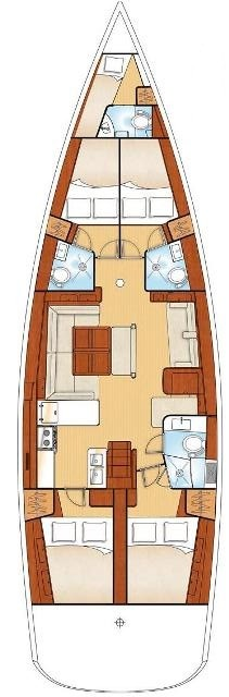 Bénéteau Oceanis 54 mieten Álimos