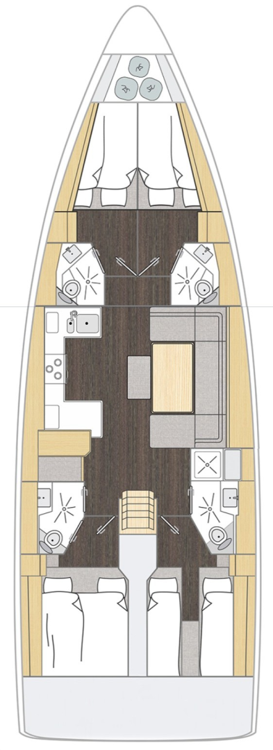 Boot mieten Fethiye günstig Bavaria C46