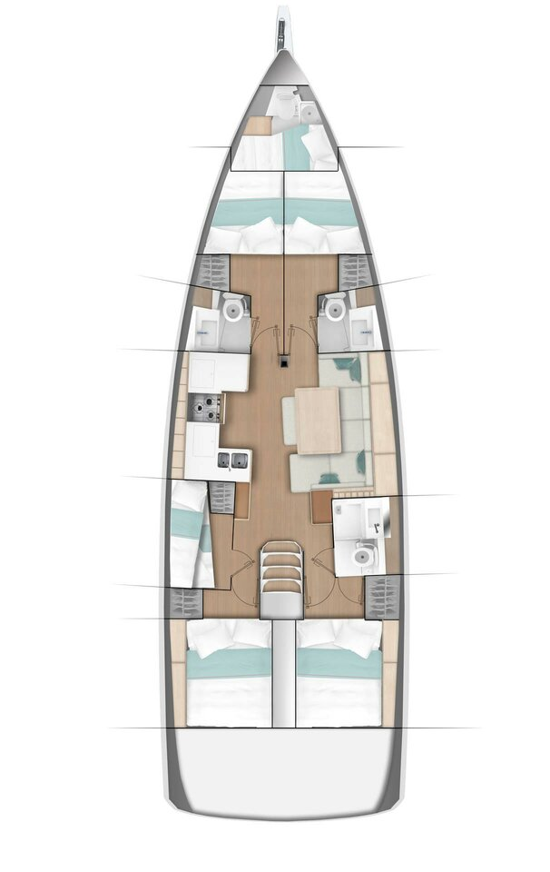 Boot mieten Kaş günstig Sun Odyssey 490