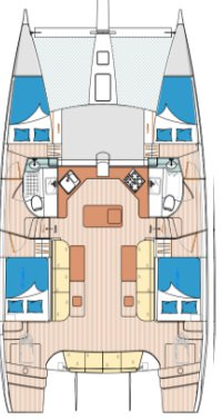 Vermietung Katamaran Island Spirit Yachts mit Führerschein