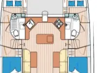 Vermietung Katamaran Island Spirit Yachts mit Führerschein