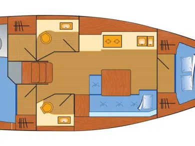 Ein Dufour Dufour 382 Grand Large mieten in Barth