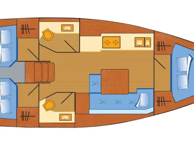 Boot mieten Barth günstig Dufour 382 Grand Large