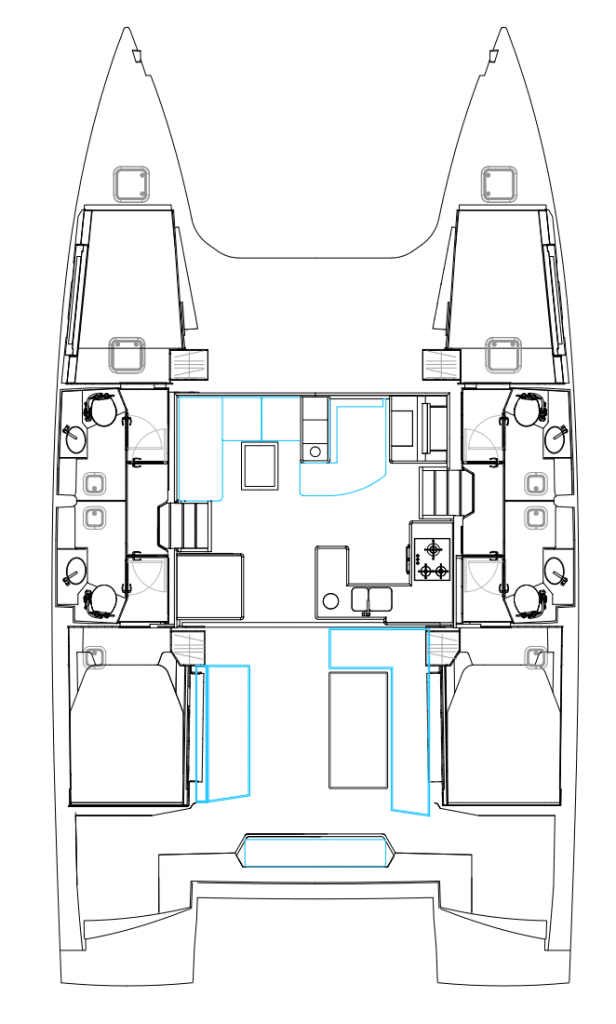 Bootsverleih Nautitech Nautitech 46 Fly Road Town Samboat