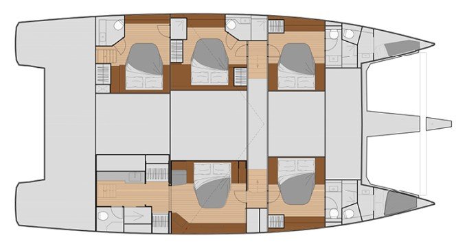 Vermietung Katamaran Fountaine Pajot mit Führerschein