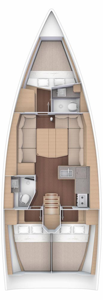 Segelboot mit oder ohne Skipper Dufour mieten in Trogir