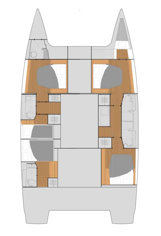 Ein Fountaine Pajot Tanna 47 mieten in Trogir