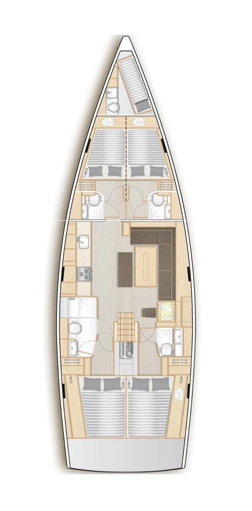 Ein Hanse Hanse 508 mieten in Šibenik
