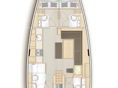 Ein Hanse Hanse 508 mieten in Šibenik