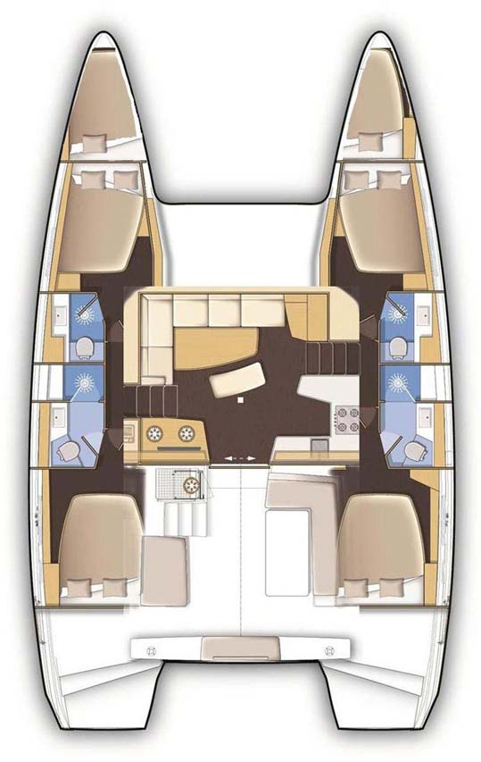 Boot mieten Šibenik günstig Lagoon 42