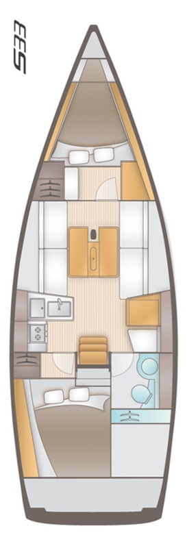 Vermietung Segelboot Salona mit Führerschein