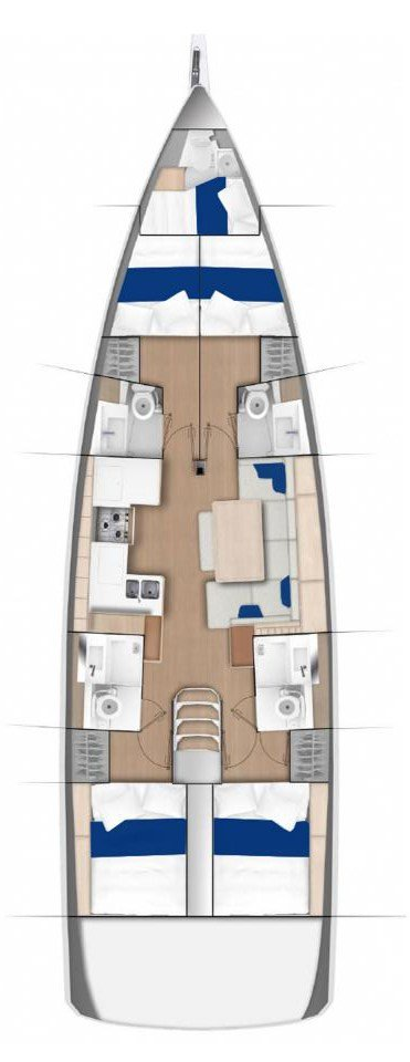 Jeanneau Sun Odyssey 490 mieten Álimos