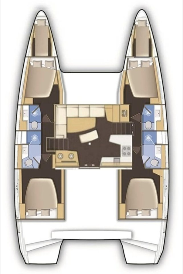 YachtCharter in Kaštela - Lagoon Lagoon 46 auf SamBoat