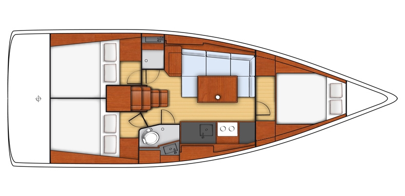 Boot mieten Biograd na Moru günstig Oceanis 38