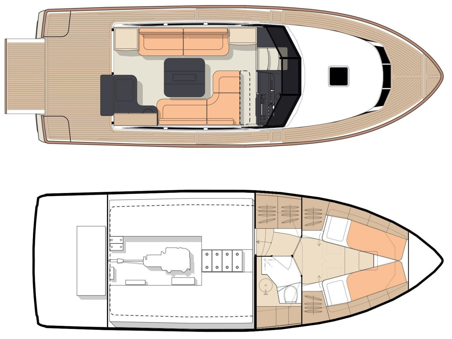 Yacht mieten in Pirovac - Greenline Yachts Greenline 33