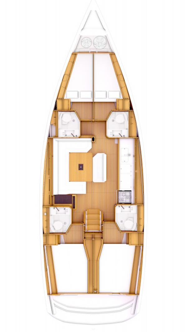 Ein Jeanneau Sun Odyssey 479 mieten in Lavrion