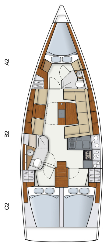 YachtCharter in Rhodos - Hanse Hanse 415 auf SamBoat