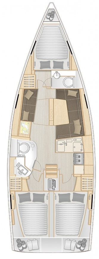 Ein Hanse Hanse 388 mieten in Sukošan