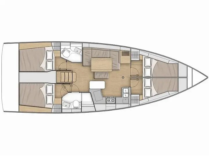 Bootsverleih Bénéteau Oceanis 40.1 Split Samboat