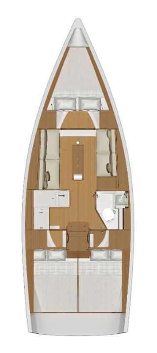 Ein Dufour Dufour 360 Grand Large mieten in Trogir
