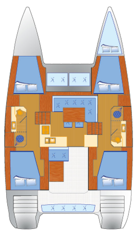 YachtCharter in Rogoznica - Lagoon Lagoon 40 auf SamBoat