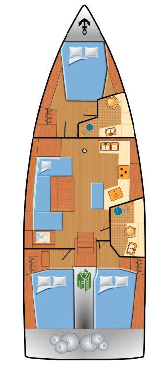 Bénéteau Oceanis 40.1 mieten Punat