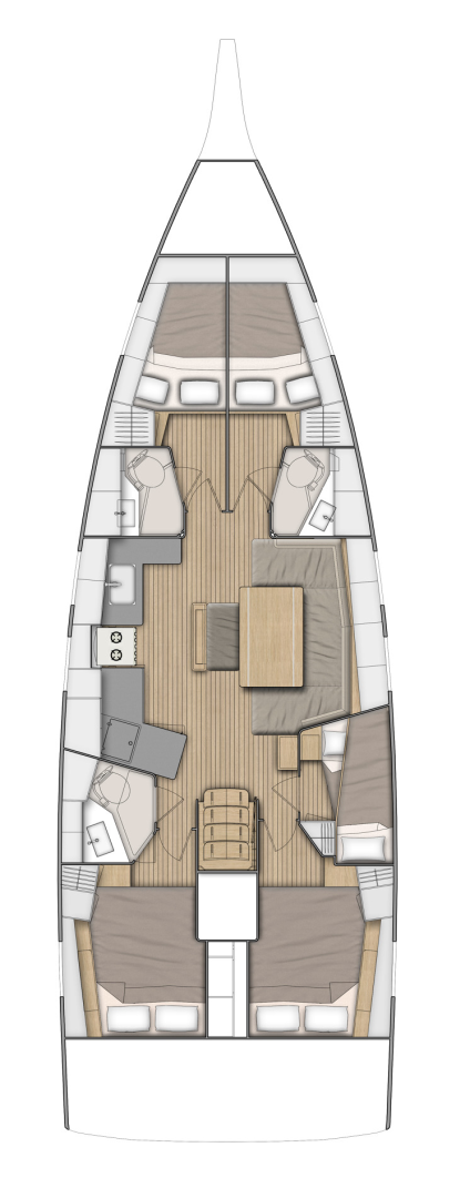 Ein Bénéteau Oceanis 46.1 mieten in Pomer