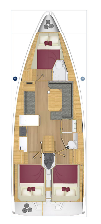 Vermietung Segelboot Bavaria mit Führerschein
