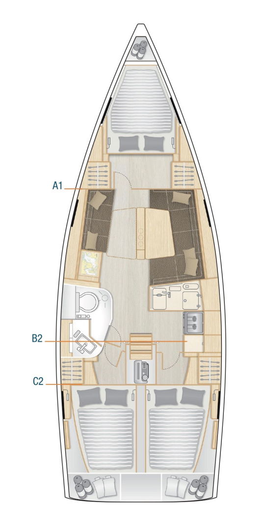Ein Hanse Hanse 388 mieten in Pula