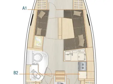 Ein Hanse Hanse 388 mieten in Pula