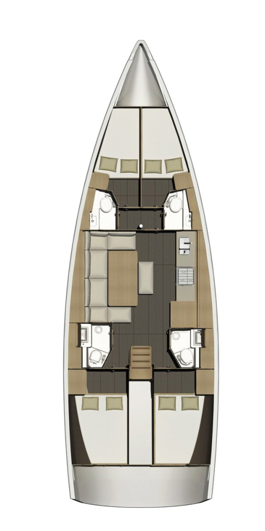 Boot mieten Kaštela günstig Dufour 460 Grand Large