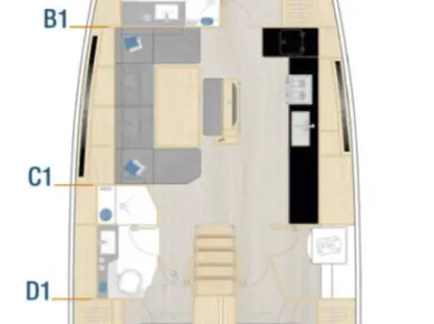 Ein Hanse Hanse 460 mieten in Kaštela