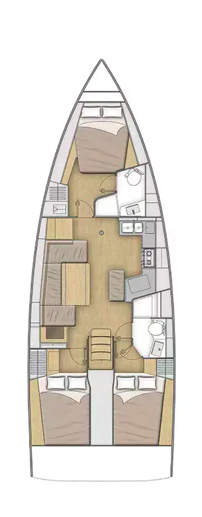 YachtCharter in Rhodos - Bénéteau Oceanis 40.1 auf SamBoat
